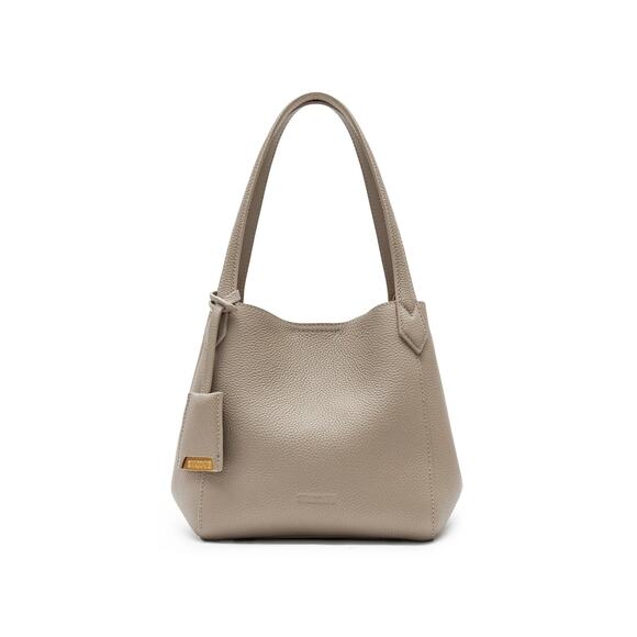 STAGGATO Deep Apricot Detachable Strap Bucket Bag